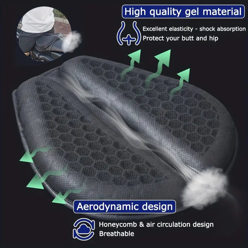 Honeycomb Gel Motorbike Seat