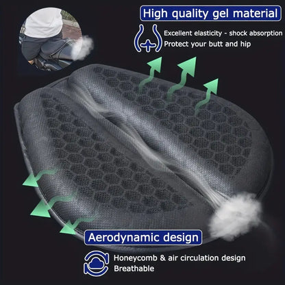 Honeycomb Gel Motorbike Seat
