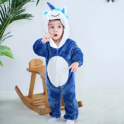 Baby Jumpsuit Newborn Flannel Animal Romper ChicCharm