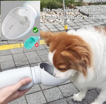 Portable dog water bottle Hydrator