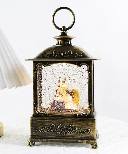 Holiday Crystal Light-Up Music Box