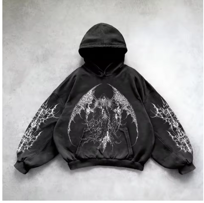 Metro Flair Hooded Art Sweatshirt