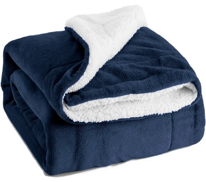 Luxury Sherpa Cashmere Throw