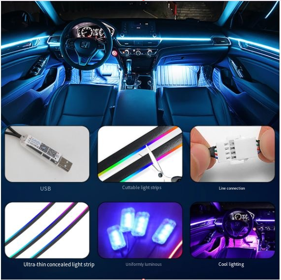 USB Music Sync Car Light