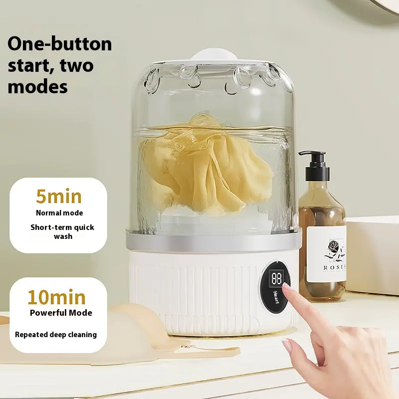 Compact Wireless Travel Washer