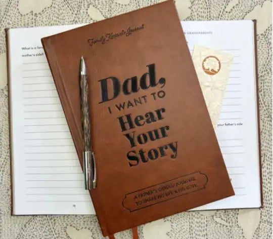 Vintage Dad’s Memory Leather Journal