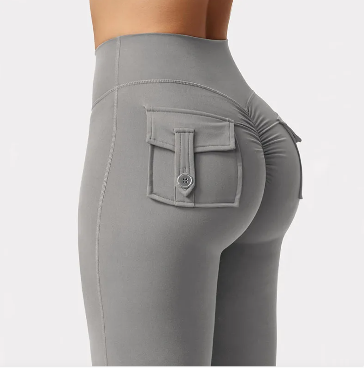 Urban Chic High-Rise Cargo Joggers