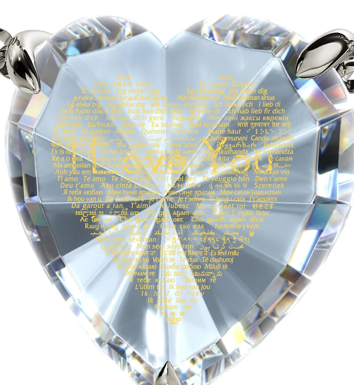 Heartfelt Silver 925 Love Pendant & Earrings Set