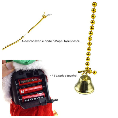 Santa Climber Figurine