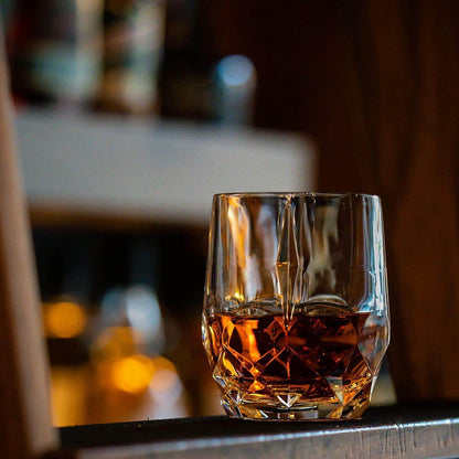 Green Crystal Whiskey Glasses