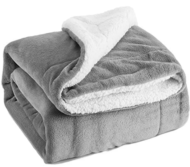 Luxury Sherpa Cashmere Throw