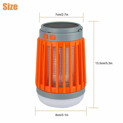 Solar-Powered Insect Zapper Lamp