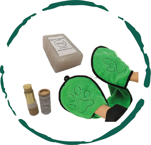 BeNat Pets Trio: Natural Grooming Kit