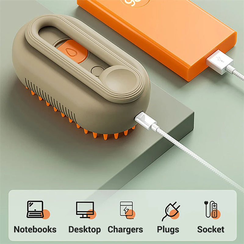 SteamEase Pet Brush