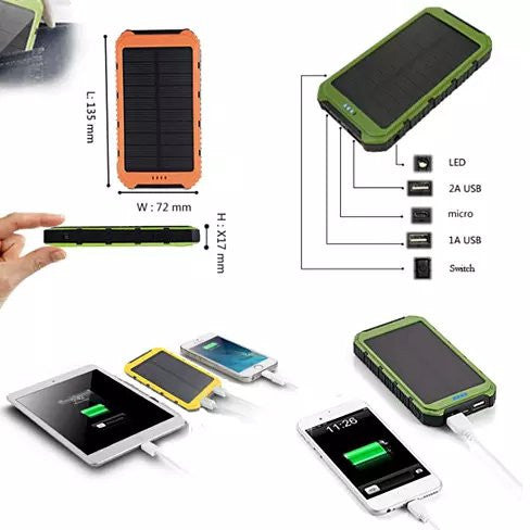 Dual USB Solar Power Bank ChicCharm