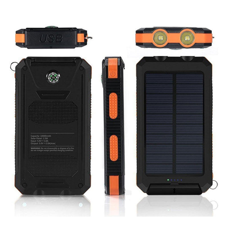 MegaCharge 20k mAh Rugged Solar Power Bank ChicCharm