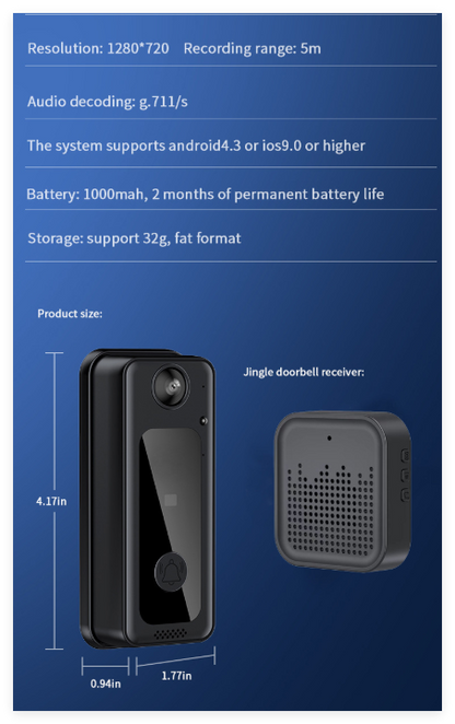 Smart Wireless Doorbell Kit