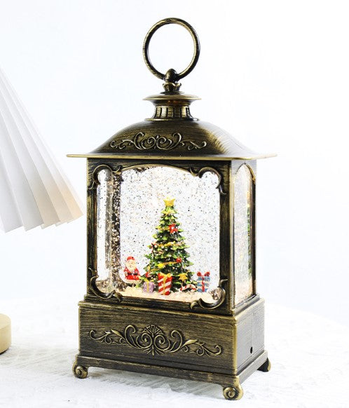 Holiday Crystal Light-Up Music Box