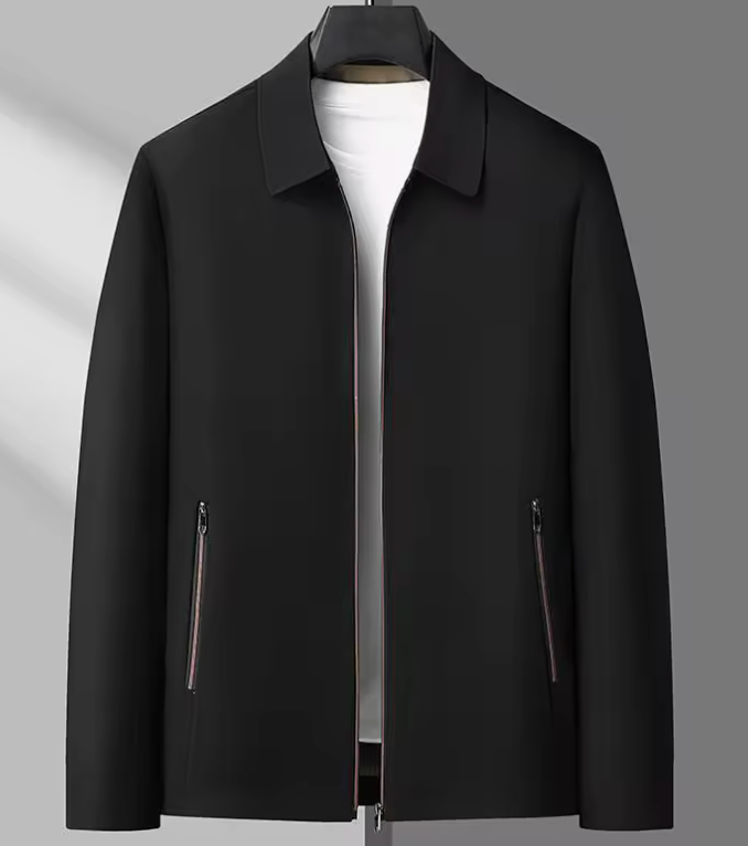 Metropolitan Silk Bomber Jacket for Men