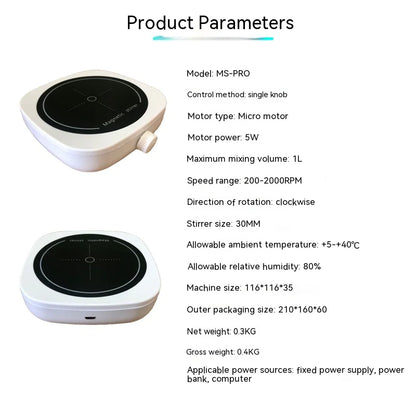 Sleek Lab Magnetic Mixer