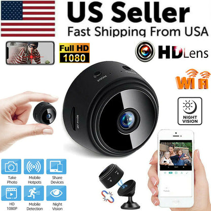 Compact Wireless Nanny Cam HD 1080P DVR