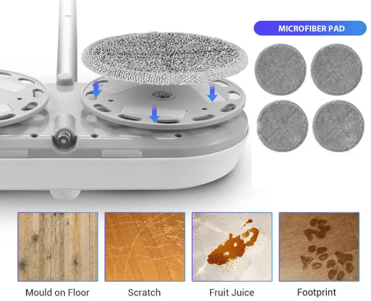Twin Spin Electric Mop