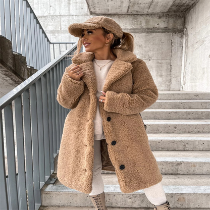 Lamb Wool Elegance Coat