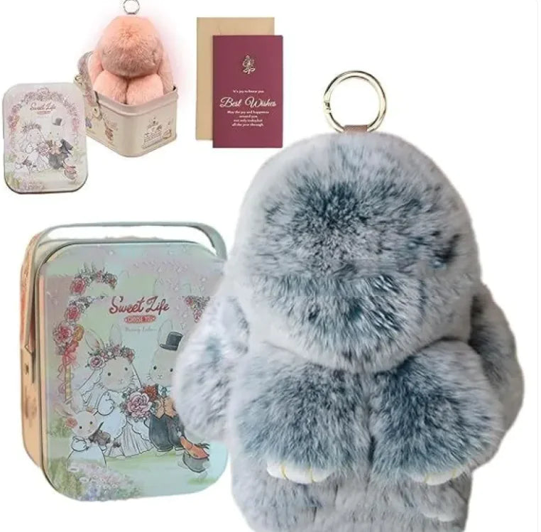 Holiday Bunny Charm