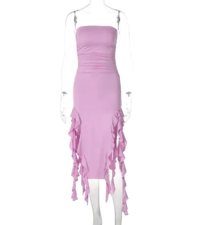Chic Maxi Tassel Dress
