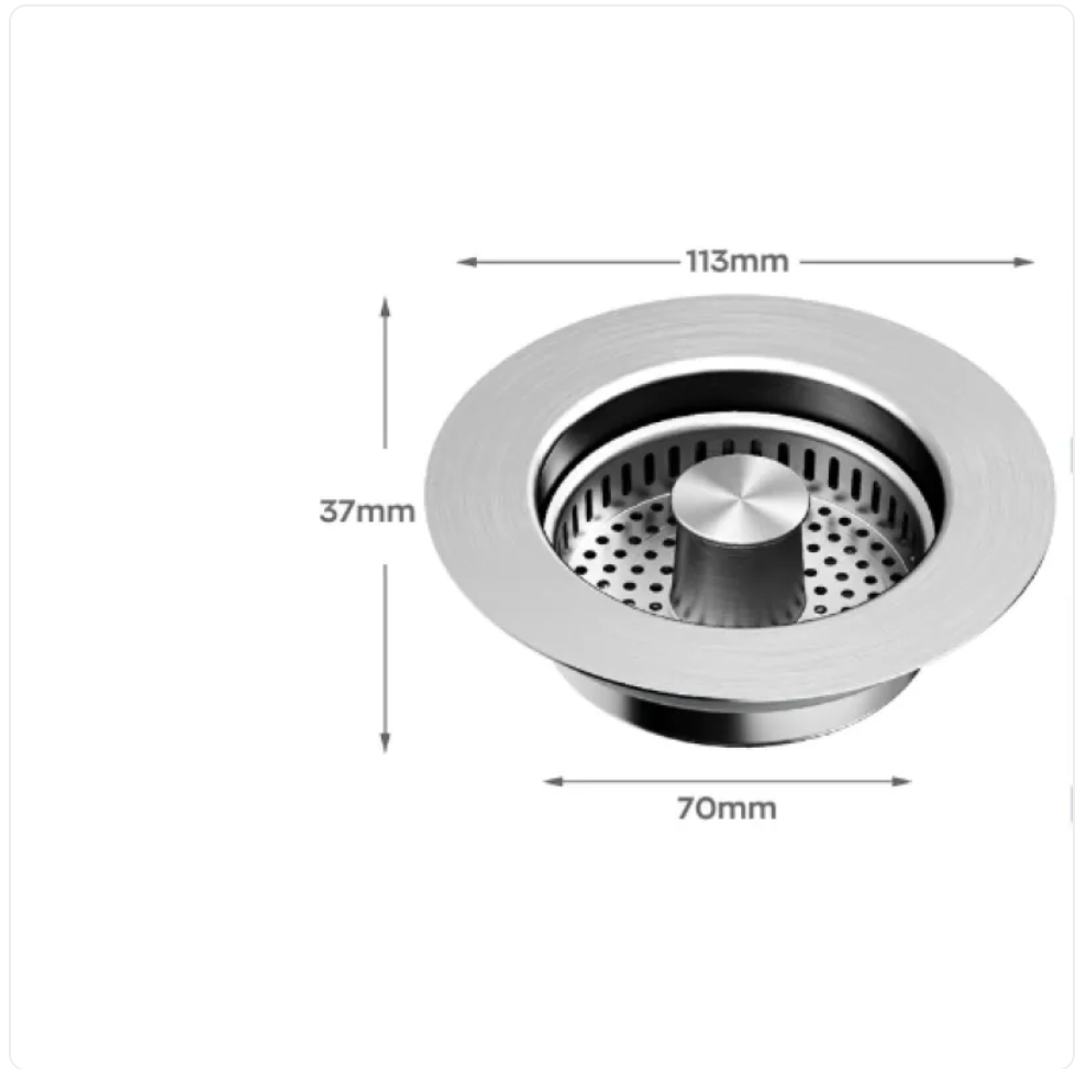 Steel Sink Debris Catcher 
