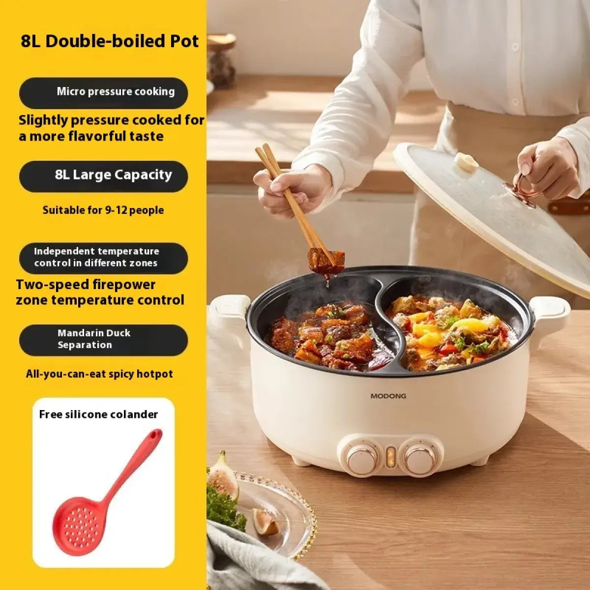 Modong Dual-Taste Electric Pot