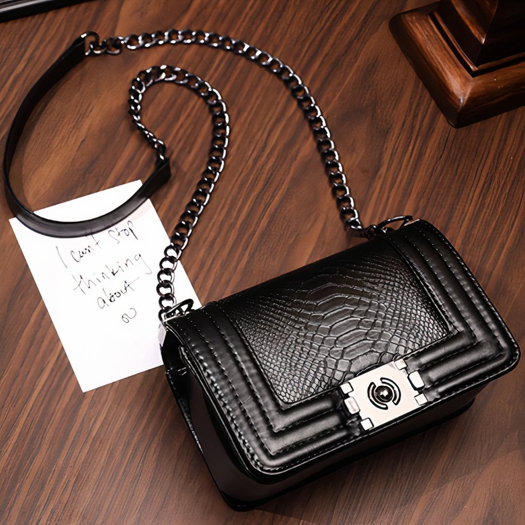 Bertha Vegan Python Satchel ChicCharm