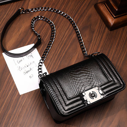 Bertha Vegan Python Satchel ChicCharm