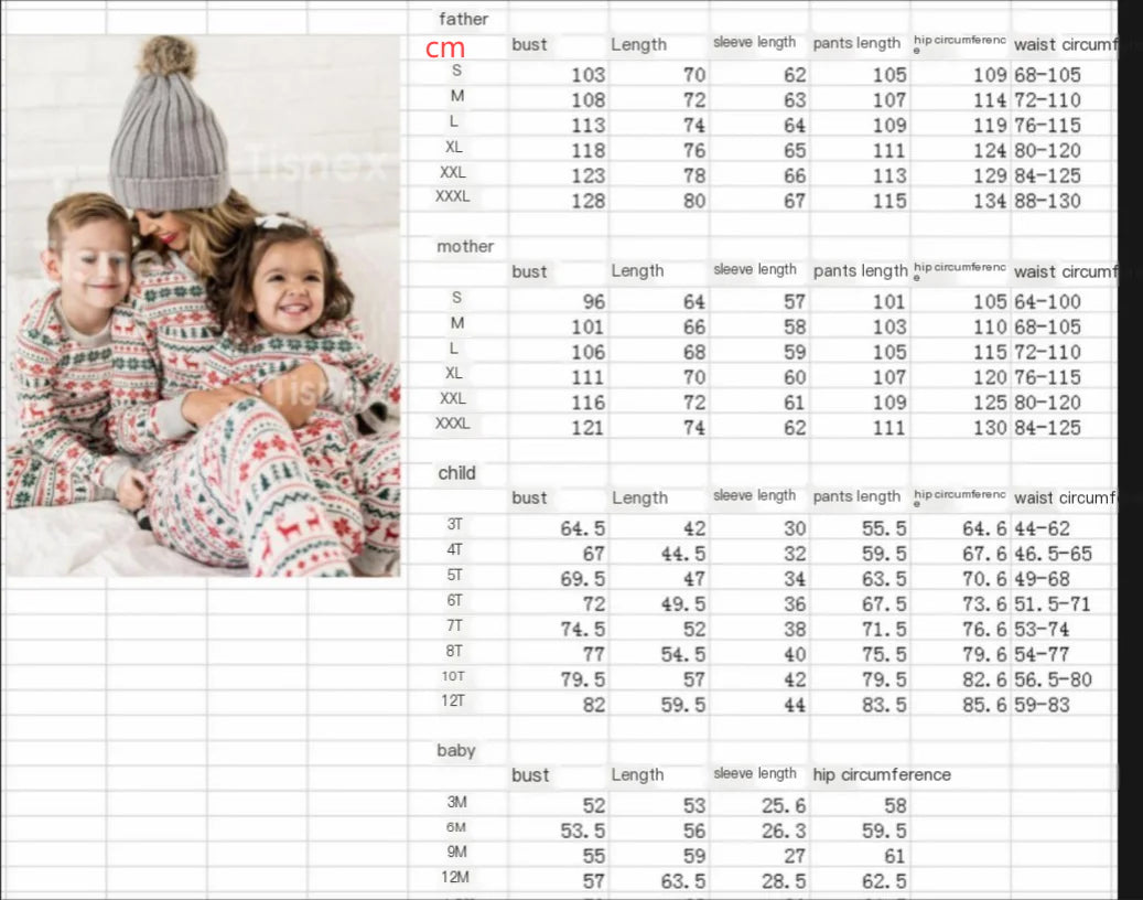 Holiday Family Match Sets