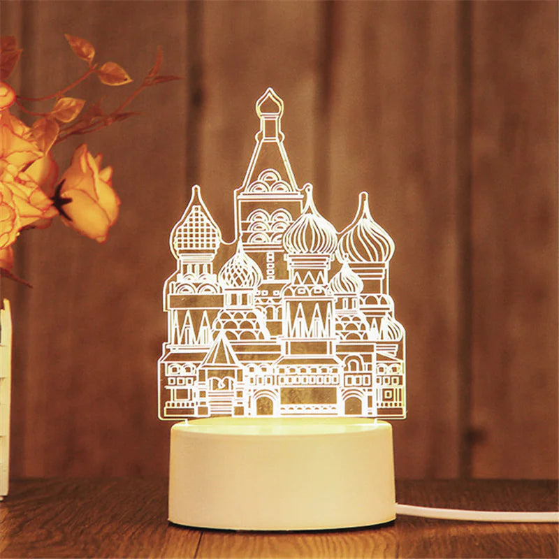 3D Acrylic Love Illuminator