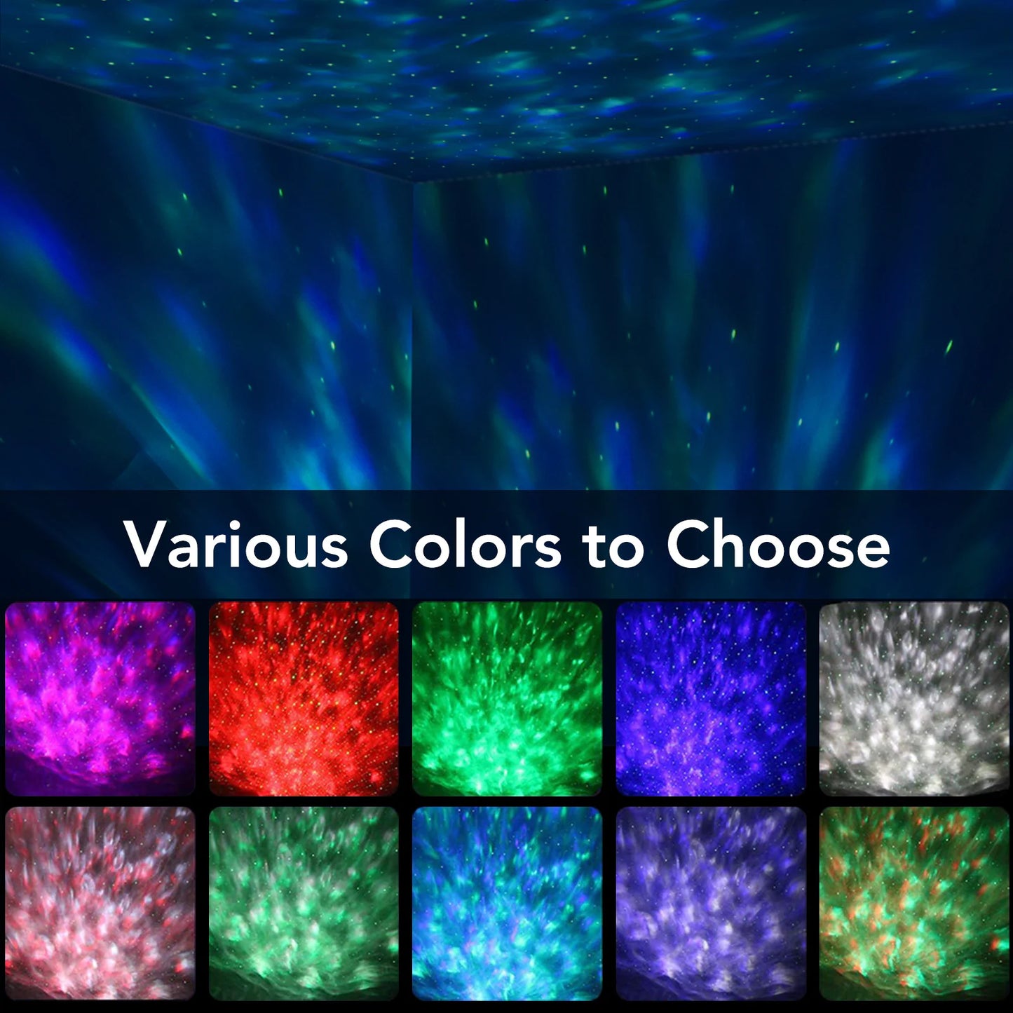 Cosmic Sky 360° Galaxy Light Projector