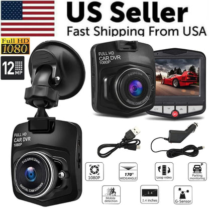 HD Night Vision Dash Cam 2.4&