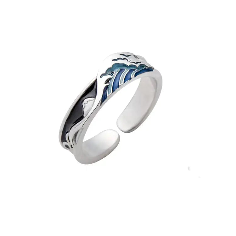 Japanese Style Niche Design Ring - Original Prosperity