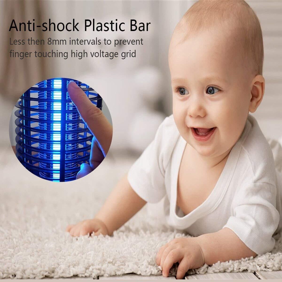 Electric Mosquito Zapper 4000V LED Insect Killer