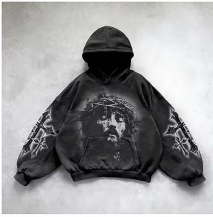 Metro Flair Hooded Art Sweatshirt