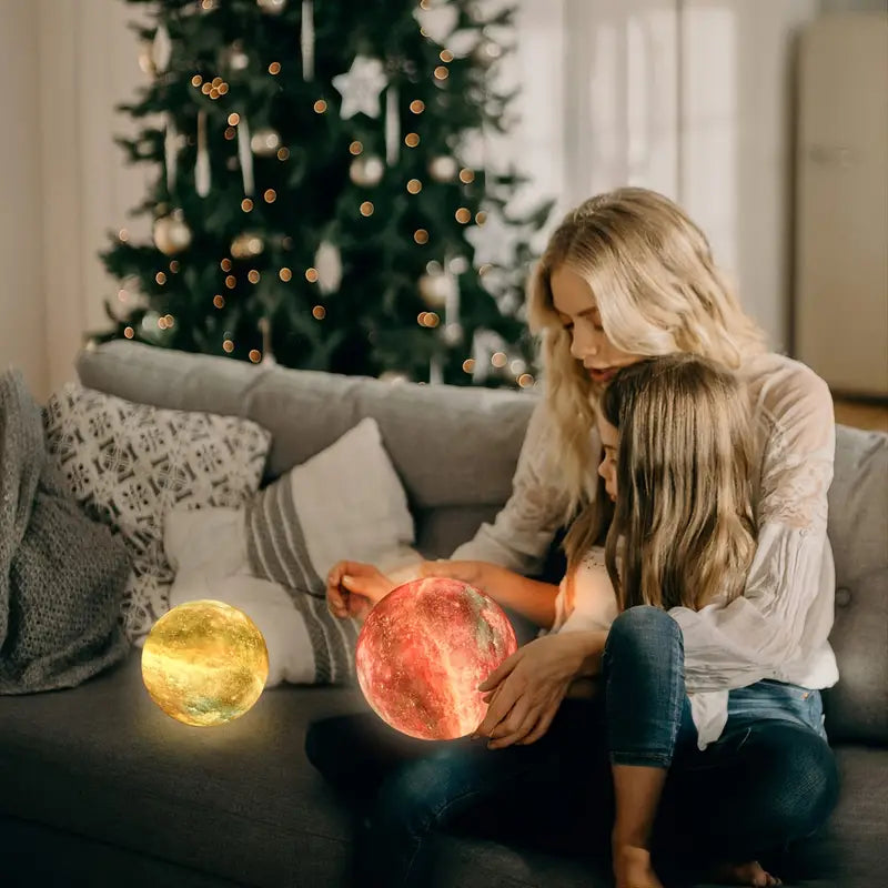 Celestial 16-Color LED Moon Lamp