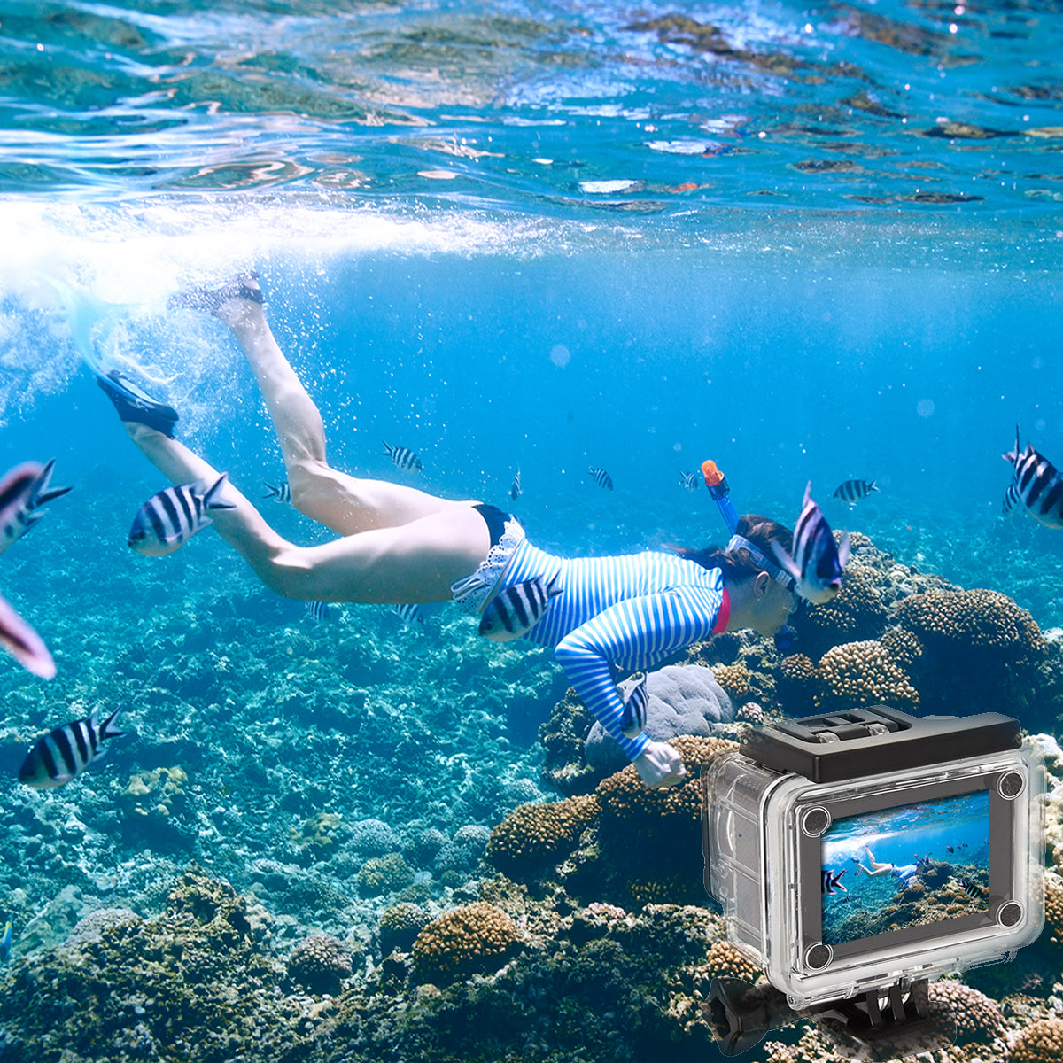 4K UHD Action Camera with WiFi &amp; RF Remote