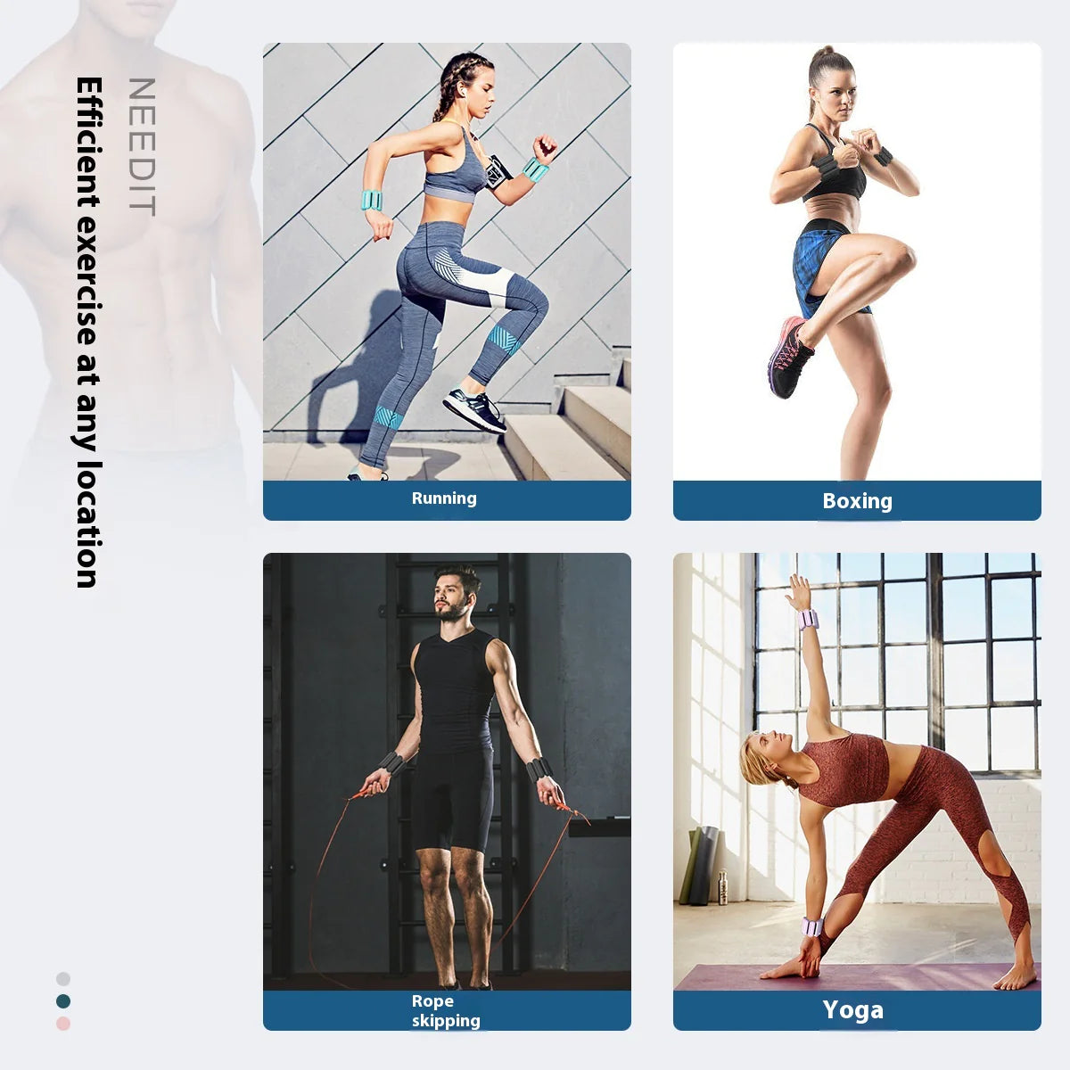 FlexFit Silicone Wrist Weights