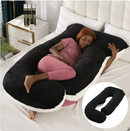 J-Shaped Pregnancy Support Pillow