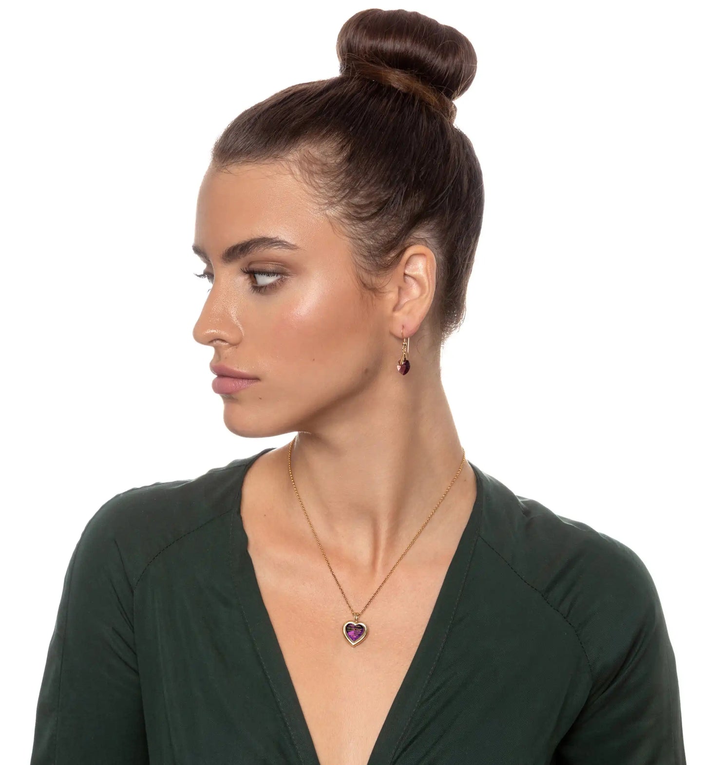 Multilingual Love Heart Jewelry Set