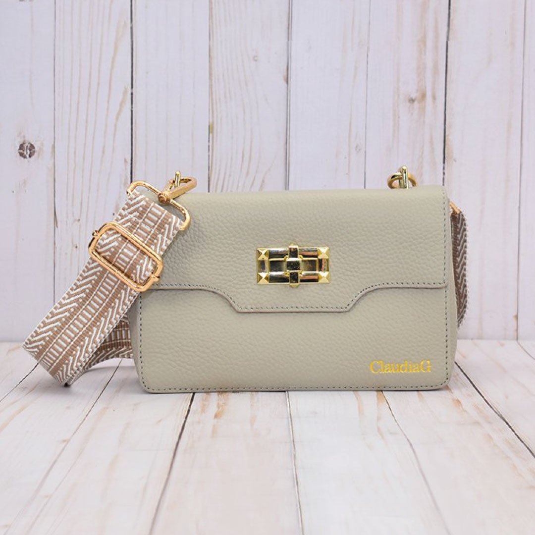 Tan Leather Sidekick Satchel ChicCharm