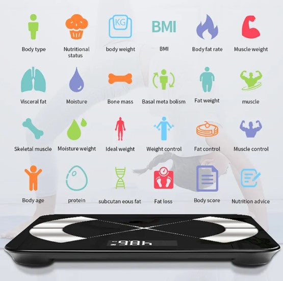 Smart LED Bluetooth Body Analyzer ChicCharm