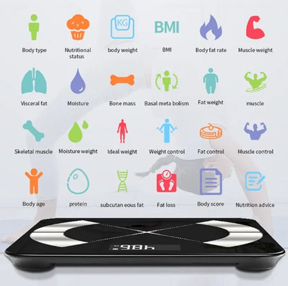 Smart LED Bluetooth Body Analyzer ChicCharm