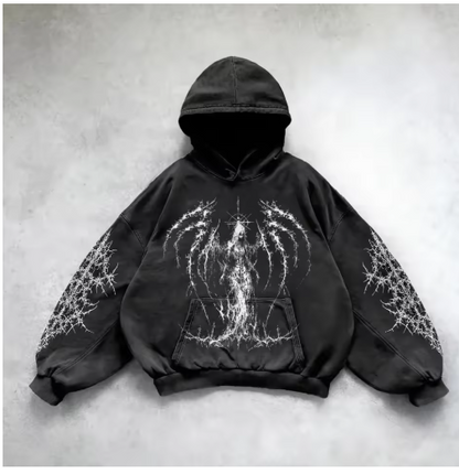 Metro Flair Hooded Art Sweatshirt