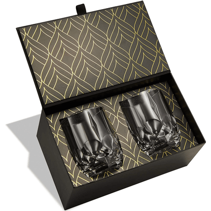 Green Crystal Whiskey Glasses